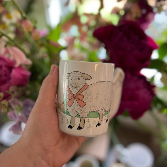 vintage sheep mug - Picture 2 of 3